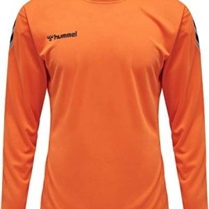 maillot homme hummel hmlauthentic poly jersey l/s confort et style pour vos entraînements