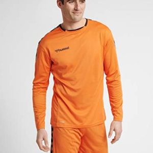 maillot homme hummel hmlauthentic poly jersey l/s confort et style pour vos entraînements