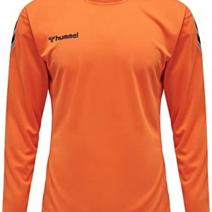 maillot homme hummel hmlauthentic poly jersey l/s confort et style pour vos entraînements